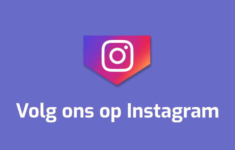 Volg ons op Instagram