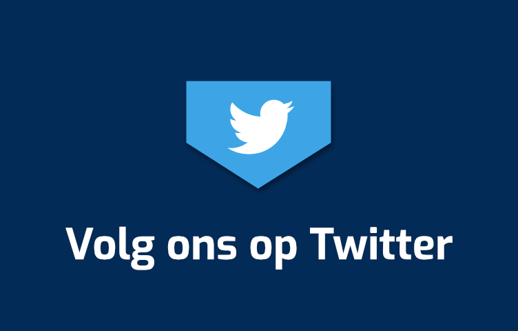 Volg ons op Twitter